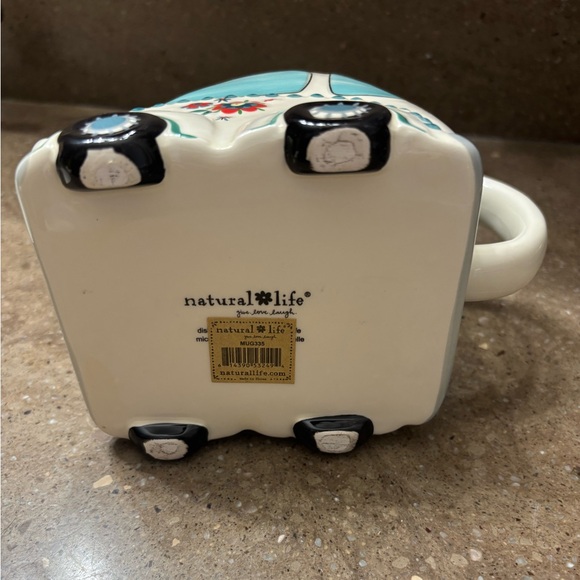 *NWT* NATURAL LIFE “Follow Your Heart” VW Van Mug. - Picture 8 of 8